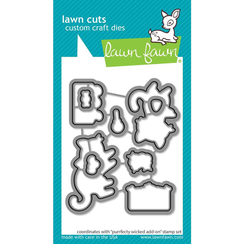 Lawn Cuts Custom Craft Die - Purrfectly Wicked Add-On*