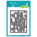 Lawn Cuts Custom Craft Die - Giant Outlined Oh What Fun*
