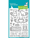 Lawn Fawn Clear Stamps 4"X6" (10cm x 15.25cm) Wood You Be Mine?