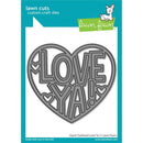 Lawn Cuts Custom Craft Die Giant Outlined Love Ya*