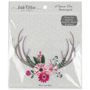 Fabric Editions Little Feet Boutique Iron-On Applique  - Wild And Free - Antler*