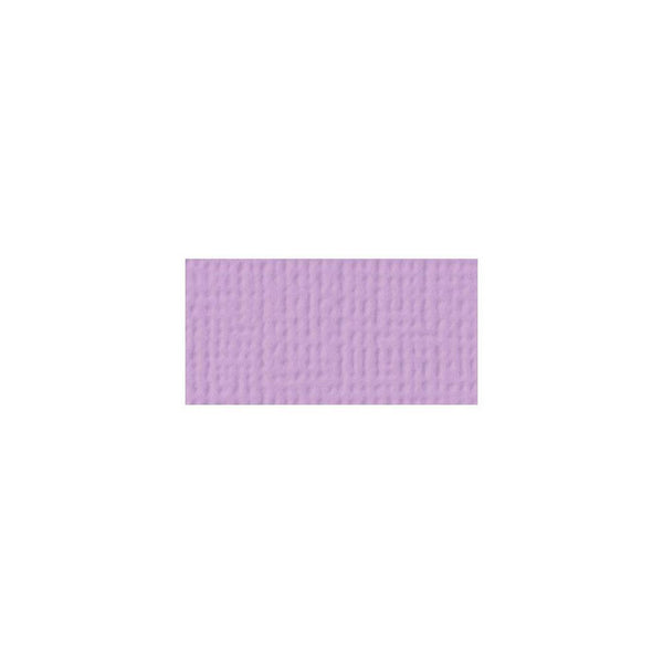 American Crafts Textured Cardstock 12"X12" - Lilac - Single Sheet*