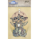 The Card Hut Clear Stamps 6"X4" By Linda Ravenscroft Crazy Cats - Starcrossed Kitties*