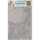 Stamperia Greyboard Cut-Outs A4 2mm Thick - Alarm Clock, Lady Vagabond Lifestyle