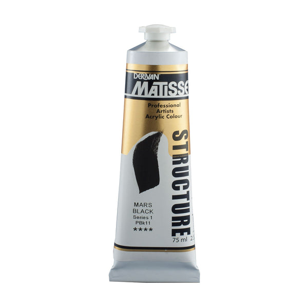 Matisse Structure Paint 75mL - Mars Black