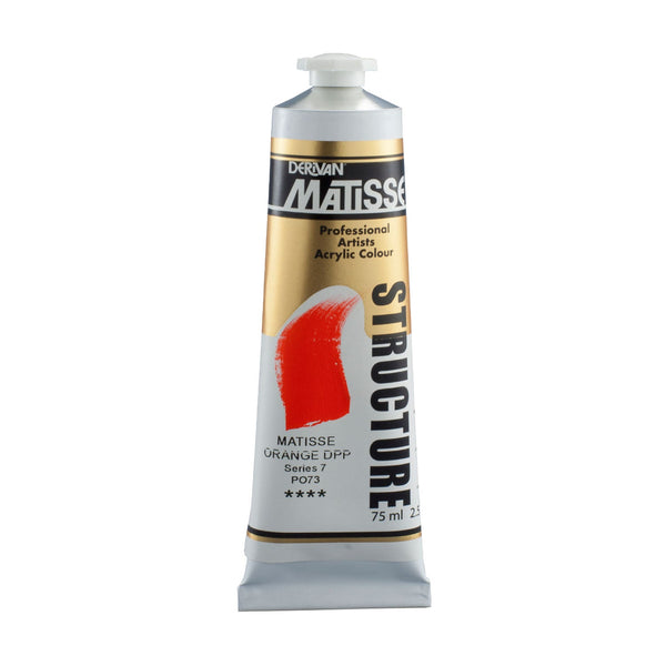 Matisse Structure Paint 75mL - Matisse Orange DPP*