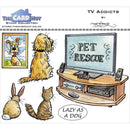 The Card Hut Clear Stamps 4"X6" By Mark Bardsley - Pets - TV Addicts*