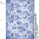 Dress My Craft Transfer Me Sheet A4 - Flower Background
