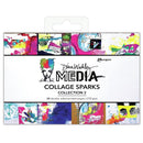 Dina Wakley Media Collage Sparks 6"X4" 20 pack Collection 2