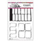 Dina Wakley Media Cling Stamps 6"X9" - Grid It