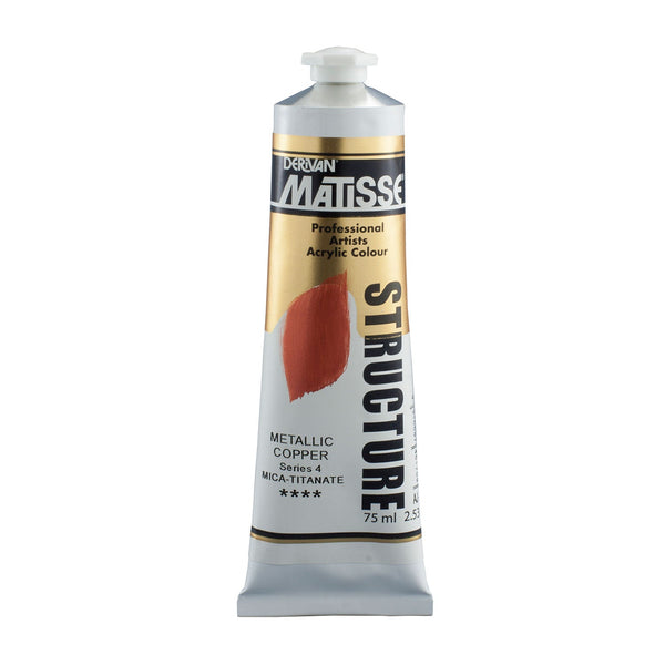 Matisse Structure Paint 75mL - Metallic Copper