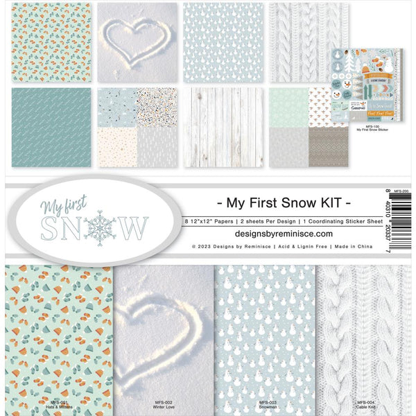 Reminisce Collection Kit 12"X12" My First Snow*