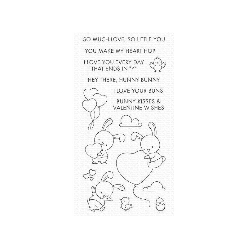 My Favorite Things Clear Stamps 4" x 8" - YUZU Hunny Bunny*