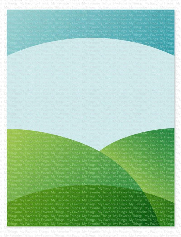 My Favorite Things Premium Stencil 4.5" X6" - Rolling Hills*