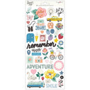 American Crafts Maggie Holmes - Round Trip Cardstock Stickers 6"X12" 97 pack - Accents & Phrases*