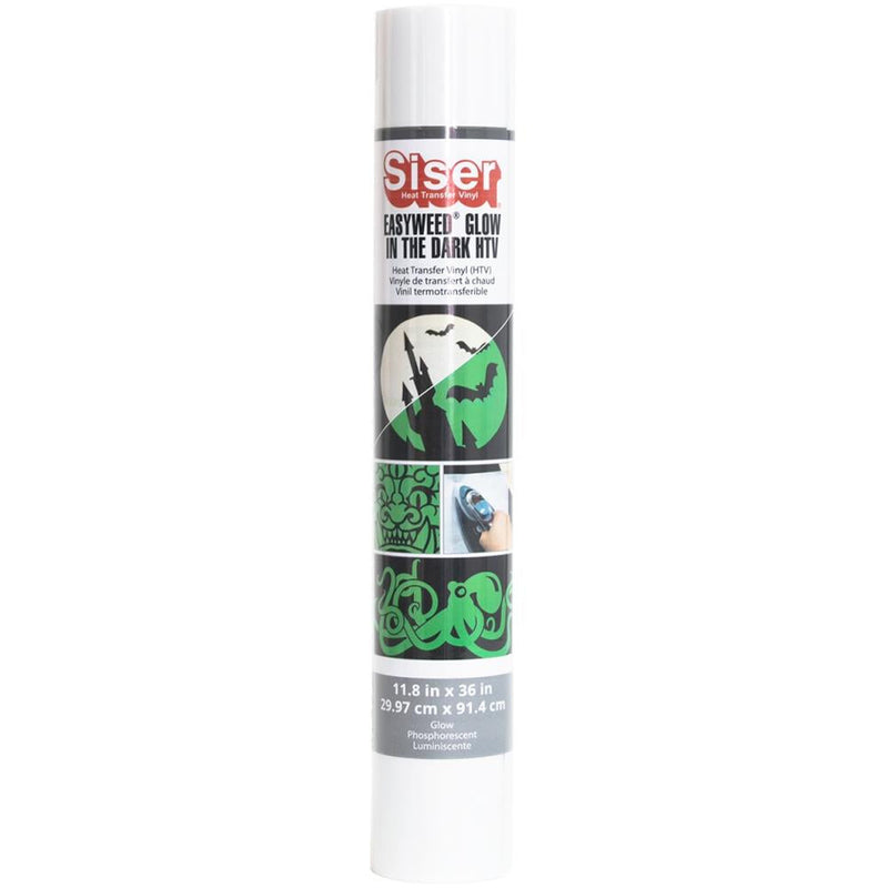 Siser EasyWeed HTV Vinyl 11.8"X36" Roll - Glow In The Dark*