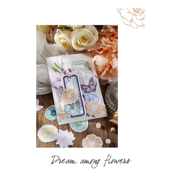 Poppy Crafts Dream Among Flowers Sticker Collection - Fern Dust*