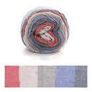 Poppy Crafts Rainbow Cotton Yarn 100g - Mix 21