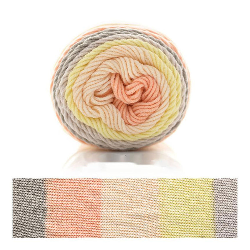 Poppy Crafts Rainbow Cotton Yarn 100g - Mix 33*