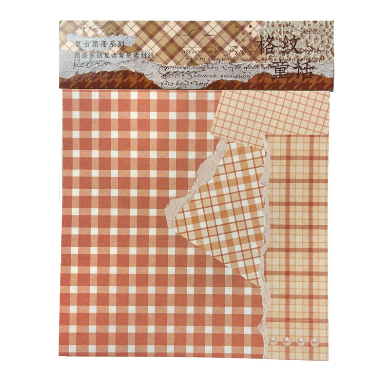 Poppy Crafts Retro Collection Series 6"x6" Paper Packs - Picnic Blanket