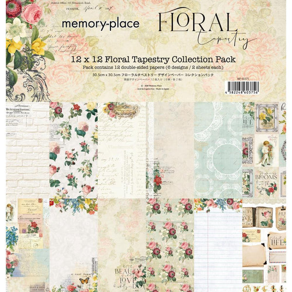 Memory Place Collection Pack 12"X12" - Floral Tapestry*