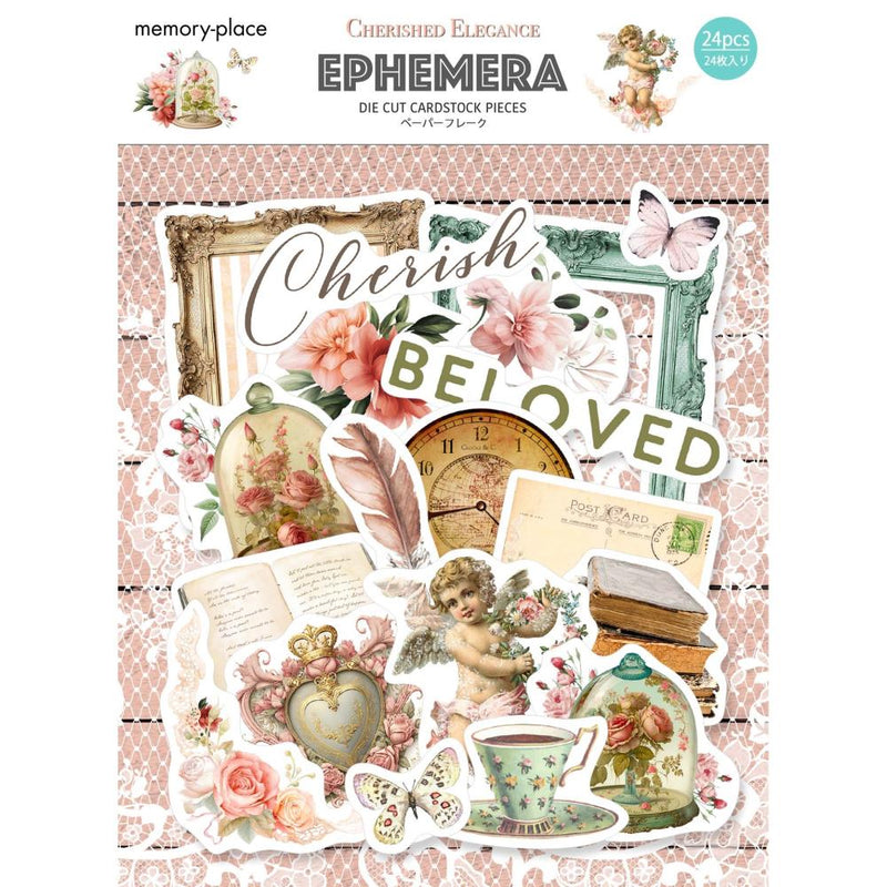 Memory Place Cherished Elegance Ephemera Cardstock Die-Cuts 24 pack*