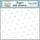 Echo Park Stencil 6"X6" - New Day, Dots*