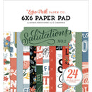 Echo Park Double-Sided Paper Pad 6"X6" 24 pack - Salutations No. 2*