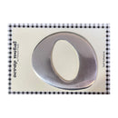 Pressed Petals - Letter O - Large - Silver