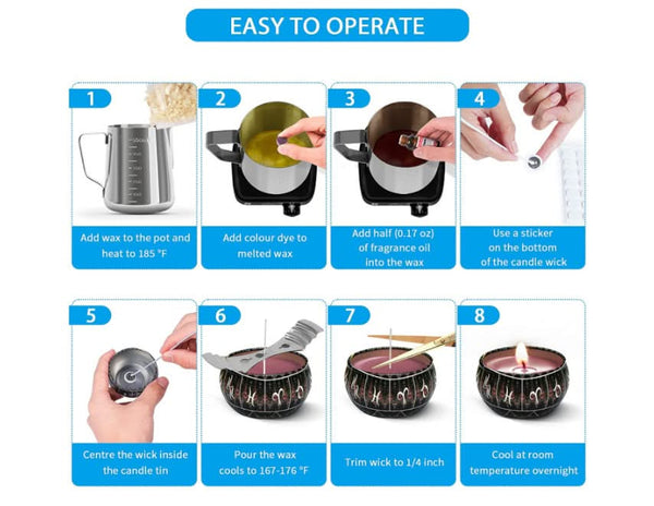 Poppy Crafts Luxury Candle Making Kit