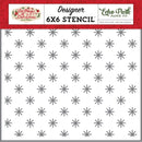 Echo Park Stencil 6"x 6" - Simple Snow, The Magic Of Christmas*