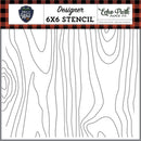 Echo Park Stencil 6"x 6" - Tree Bark*