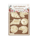 P13 Die-Cut Chipboard Embellishments 4"X6" 7 pack
