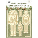 P13 Die-Cut Chipboard Embellishments 4"X6" - Cosy Winter