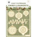 P13 Die-Cut Chipboard Embellishments 4"X6" - Cosy Winter