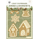 P13 Die-Cut Chipboard Embellishments 4"X6" - Cosy Winter