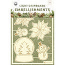 P13 Die-Cut Chipboard Embellishments 4"X6" - Cosy Winter