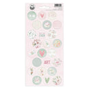 P13 Let Your Creativity Bloom Cardstock Stickers 4"x 9"