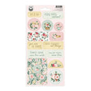 P13 Flowerish Chipboard Stickers 4.1"X8.7"