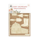 P13 Die-Cut Chipboard Embellishments 4"x6" - Farm Sweet Farm
