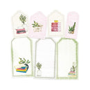 P13 The Garden Of Books Double-Sided Cardstock Tags 7 pack -