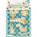 P13 Die-Cut Chipboard Embellishments 4"x 6" - Good Night