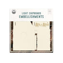 P13 Light Chipboard Album Base 8"X8" - Hello Spring