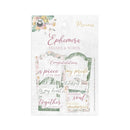 P13 Precious Ephemera Cardstock Die-Cuts 12 pack  Frames & Words