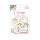 P13 Santa's Workshop Ephemera Cardstock Die-cuts 12 pack  Frames & Words*