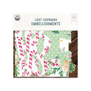 P13 Light Chipboard Album Base With Papers 6"X6" Mix and Match, Santa's Workshop*