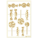 P13 Die-Cut Chipboard Embellishments 4"X6" - Sugar & Spice