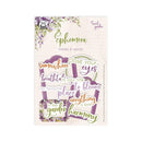 P13 Secret Garden Ephemera Cardstock Die-Cuts 12 pack - Frames & Words*