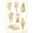 P13 Die-Cut Chipboard Embellishments 4"X6" - Summer Vibes