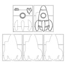 P13 Light Chipboard Album Base 6"x8" - You Can Be Anything